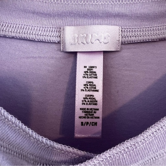 SKIMS Boyfriend Long Sleeve Henley. Size Small. New Without Tags. - Picture 7 of 13